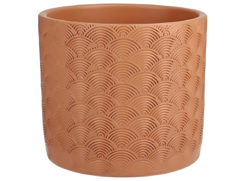 [FL0244] Toscany Ceramics Flower Pot, H4.8"xD5.3",  12.3x13.5cm (6 pc/ctn)