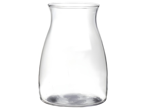 [GA2616] Clear Glass Vase, H7.9"xD5.7",  20x14.5cm (6 pc/ctn)