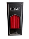 12pc set of column candles, 25cm(10")  (24 pc/ctn)