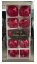 [CPGC-0291] " 10pc water-bleached candle red, 10g/pc"
