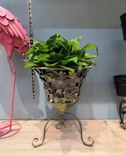 [CPGC-0370] Iron flowerpot