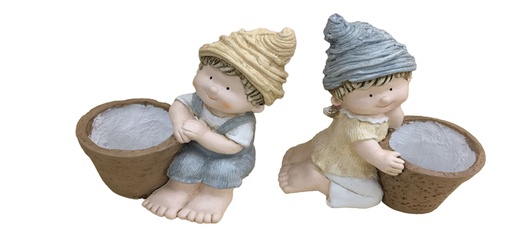 [CPGC-0423] 27*12*26 Stone Statue, Garden Decor (4 pc/ctn)