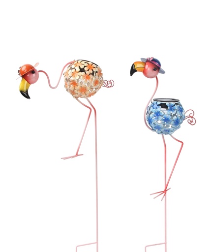 [HD10001] Metal Flamingo Garden Stake, 10X30X61cm (12 pc/ctn)