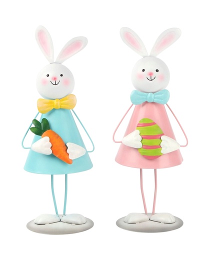 [HD10003] Metal Rabbit Easter  Décor , 10.5x10x28cm (24 pc/ctn)