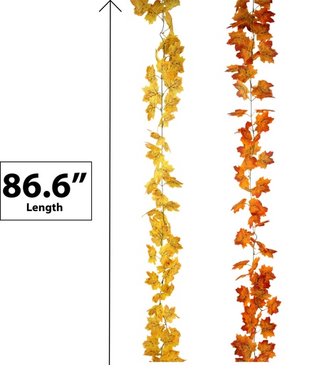 [FL8530] 220cm Maple Leaf Garland (60 pc/ctn)