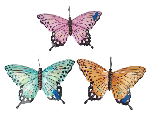 [HD10109] Metal Butterfly Wall Decoration (24 pcs/ctn)