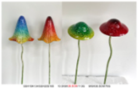 [HD10200] Metal Mushroom Yard Stake (16 pcs/ctn)