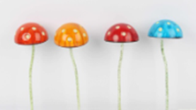 [HD10201] Metal Mushroom Yard Stake (12 pcs/ctn)