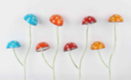 [HD10202] Metal Mushroom Yard Stake (12 pcs/ctn)