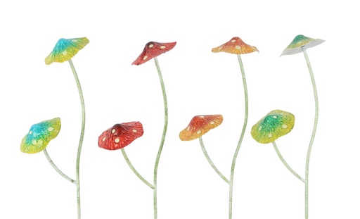 [HD10204] Metal Mushroom Yard Stake