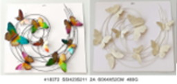 [HD10119] Metal Butterfly Wall Decoration (6 pcs/ctn)