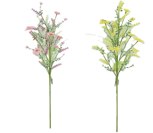 [FL7111] 31" Stem,Flower Head:Big 3,Mid 3,Small 6,3 Colors Assorted (120 pc/ctn)