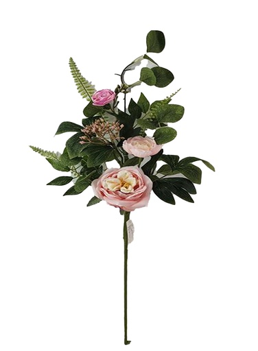 [FL7118] 28" Ch"Ese Rose Stem,Flower Head:Big 1 pc,Mid 1 pc,Small 1 pc (96 pc/ctn)