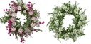 24" Daisy Wreath,Flower Head:Big 144 pc,Small 48 pc,2 Colors Assorted (16 pc/ctn)