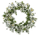 24" Daisy Wreath,Flower Head:108 pc (16 pc/ctn)