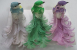 [HD10614] Foam & Feather Birds, 13cm (720 pcs/ctn)
