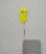 [HD10601] Yellow Eggs with Feathers on a Stick, 35cm (1200 pcs/ctn)