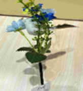 [HD10915] Bird in Blue Bouquet, 10cm (288pcs/ctn)