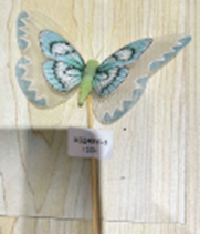 [HD10700] Wood Butterfly on Stick, 40x12cm (576 pcs/ctn)