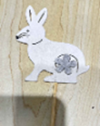[HD10702] Wooden Bunny on Stick, 37x8cm (576 pcs/ctn)