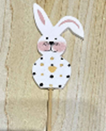 [HD10703] Wooden Bunny on Stick, 37x8cm (576 pcs/ctn)