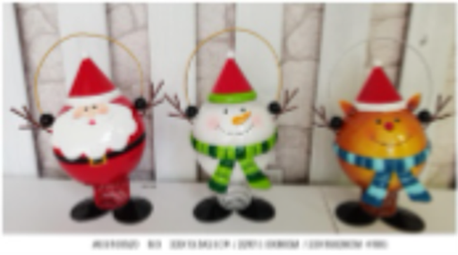 [HD13015] Metal Christmas Decor, 22x13.5x30cm (1PC/opp bag
12PCS/CTN)
