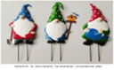 Metal Christmas Stake, 22x3.5x62cm (1PC/opp bag
12PCS/CTN)