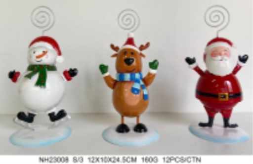 [HD13028] Metal Christmas Decor, 12x10x24.5cm (1PC/opp bag
12PCS/CTN)