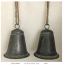[HD13103] Metal Christmas Bell Hanging, 10.5x10.5x13.5cm (1PC/opp bag
24PCS/CTN)