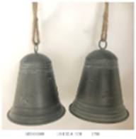 [HD13106] Metal Christmas Bell Hanging, 13x13x16.5cm (1PC/opp bag
24PCS/CTN)