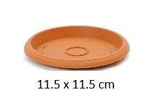 [FL0150ST] 4.75" Flowerpot Tray, Terra Cotta (10 pc/ctn)
