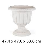 [FL0158MW] 25.3LT Nergiz Pot Flower Pot, 474X476X336mm (50 pc/ctn)