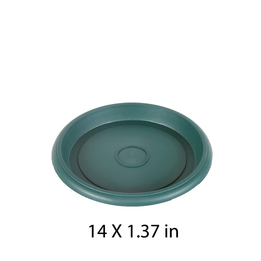 [FL0006T] 11.25" Flowerpot Tray, Green (530 pc/ctn)