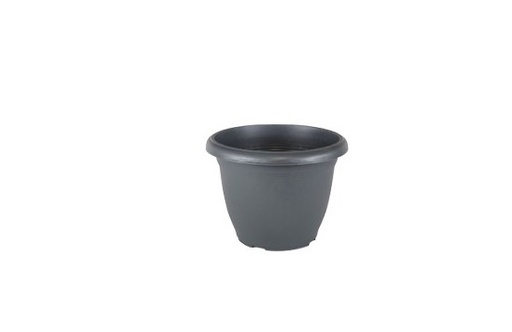 [FL0011GY] 0.6LT Villa Flower Pot with Tray, 125X102mm (120 pc/ctn)