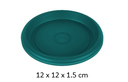 4.75" Flowerpot Tray, Green (10 pc/ctn)