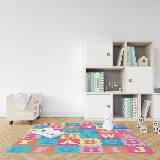 [HT7104] 26 pc set 12"x12"(30cm) Odor Free Non-Toxic ABC Mat (4 set/ctn)