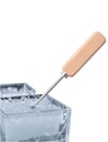 Wooden Handle Stainless Steel Ice Pick with Wooden Cover (72 pc/ctn)