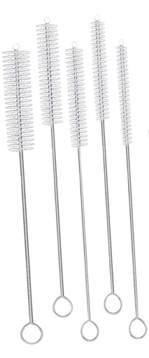 [C21-11329] 5pc Straw Cleaner Brush Set, Size: 9.8, 9, 8, 8, 6" (48 set/ctn)