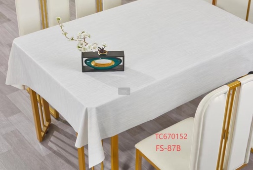 [TC670152] 300gsm 54" PVC Metallic Embossed Tablecloth (40 Yard/Roll)