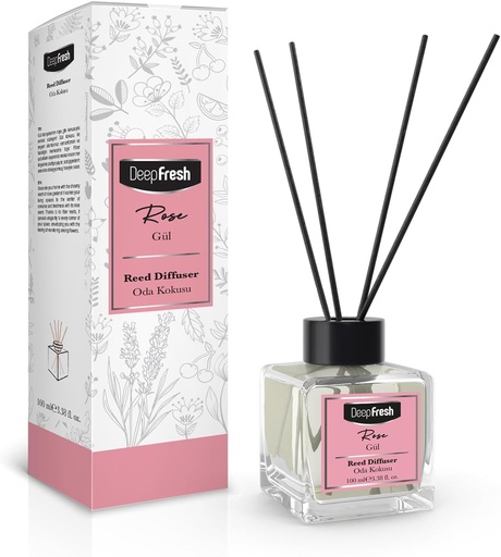 [BUD4469] DEEP FRESH REED DIFFUSER 100 ML - ROSE (24 PCS/CTN)