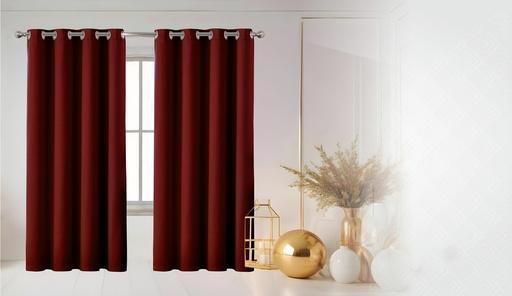 [WC52000BD] 54"x84" Nora 90% Blackout Grommet Window Curtain, Solid Color, 100% Polyester (12 pc/ctn)