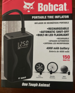 [Bobcat01] 2619509 Bobcat Multiple Purpose Portable Tire Inflator (12 pc/ctn)