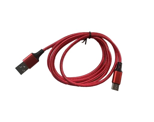 [HT2601] USB + Type-C Charging Cable, 2A, 4FT(1.2m) (50 pc/ctn)