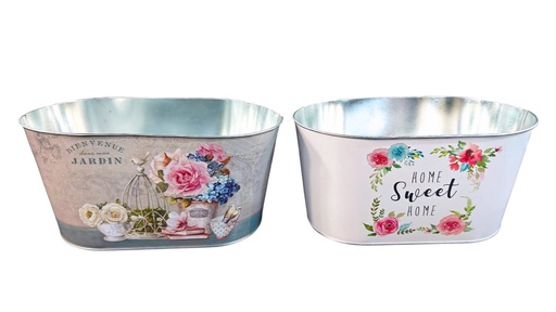 [CPGC-S5103] Iron Flower Pot: 22.5x13.5x11cm (60 pc/ctn)