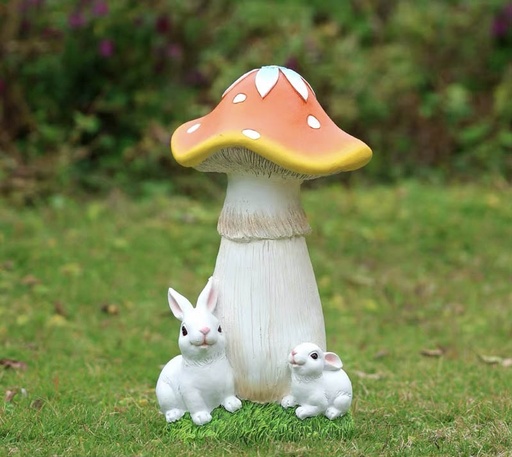 [CPGC-R0001] Resin Mushroom Ornament: 19x15x33cm
