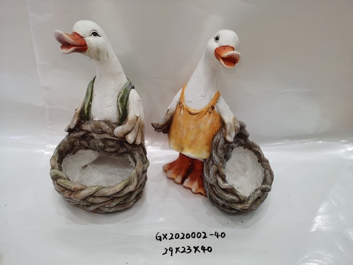 [CPGC-R7003] Resin Duck Ornament: 29x30x40cm