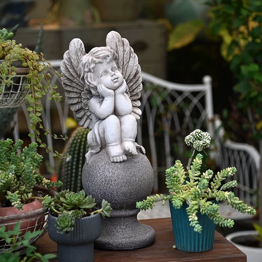 [CPGC-S1001] Angel Ornament: 15x15x45cm, Magnesium Oxide
