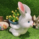 Resin Rabbit Ornament: 20x26x33cm