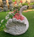 Resin Swan Ornament, 29x26x22cm (4 pc/ctn)
