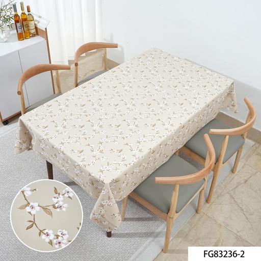 [TC680201] 350gsm 54" PVC with Leather Backing Tablecloth (25 Yard/Roll)